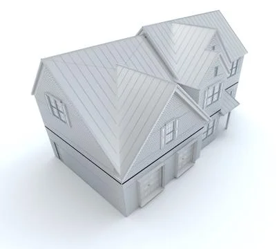 White house Stock Illustration