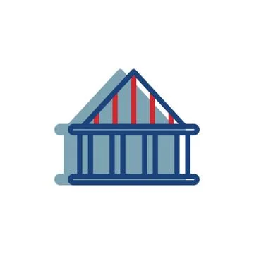 White House Stock Illustration