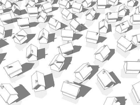 White house Stock Illustration