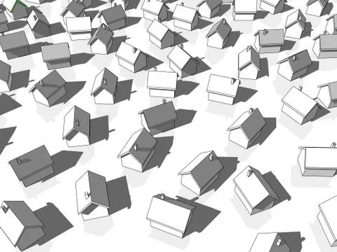 White house Stock Illustration