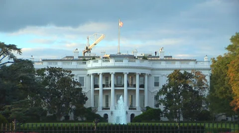 The White House Loop Stock Footage 38765175
