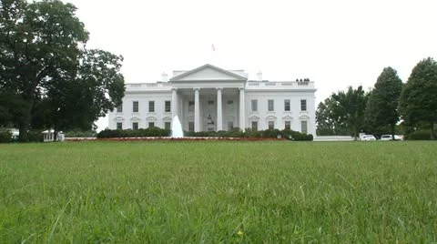 White House low angle Stock Footage 11813058