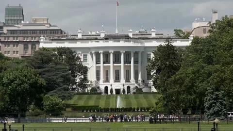 White House Mid Summer Stock Footage 170855693