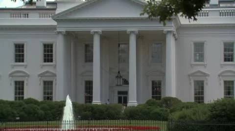 White House MS Stock Footage 11485270
