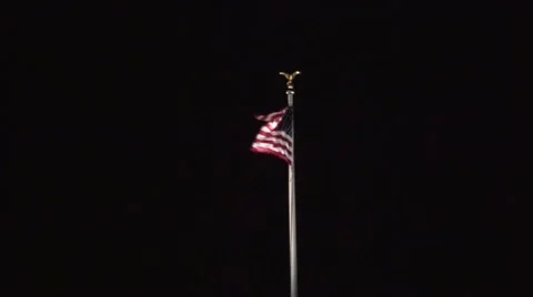 White house night Stock Footage 4962665
