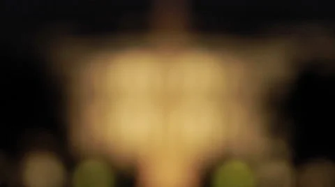 White House at night rack focus in Washington D.C. 스톡 동영상 42487557