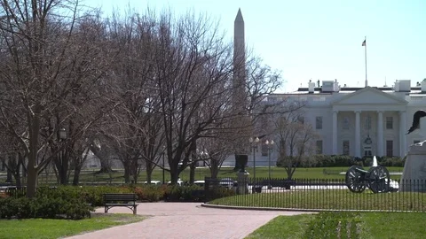 White House Overview Stock Footage 75051121