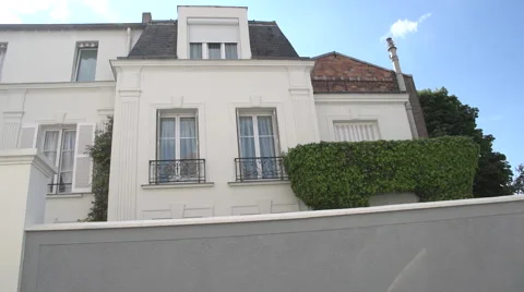 White house in Paris Stock Footage 50374831