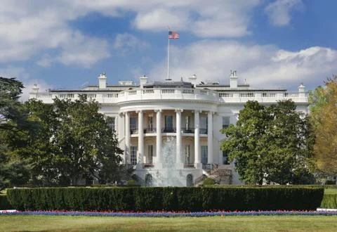 White house Foto stock
