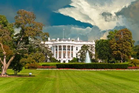 The white house Stock Photos