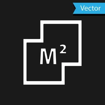 White House plan icon isolated on black background.  Vector Ilustración de archivo