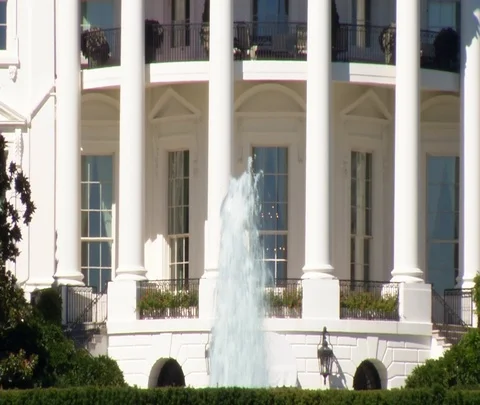 White House South Back Pull 스톡 동영상 87098890