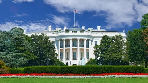White House Timelapse Stock Footage 91491116