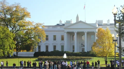 White House Timelapse Washington DC Stock Footage 51464217