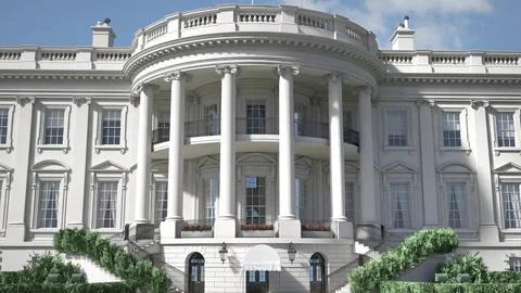 White House USA 3D Model