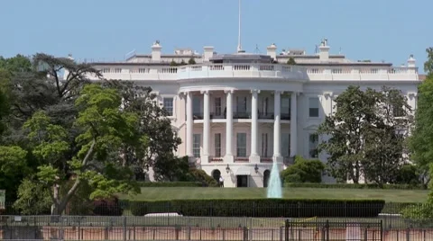 The White House in Washington D.C. Видео 8517104