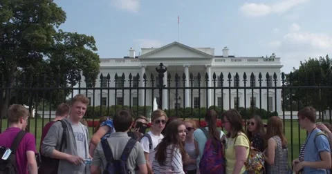White House in Washington DC Video stock 42748967