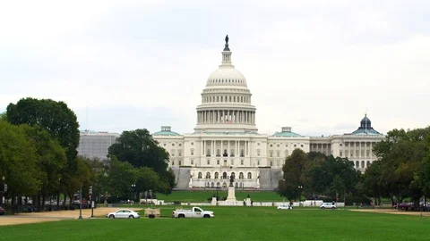 White House in Washington DC Stock Footage 90010443