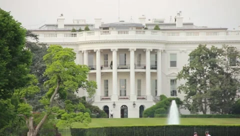 White House Washington DC (HD) c Stock Footage