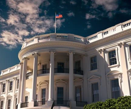 White House in Washington, D.C. Stock Illustration