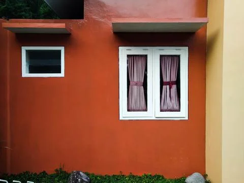 White House Window Foto stock