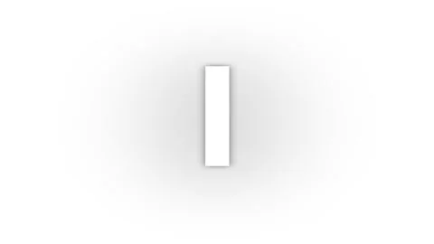 White i icon with shadow isolated on white background. Stock Footage 205066381