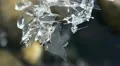 White Ice Flowers Frozen Water Background Beautiful Pattern Frozen River Texture HD Footage