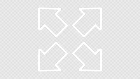 White icon animation of arrows in opposite direction. 動画素材 295447451