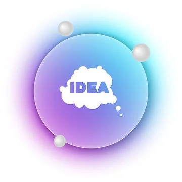 White Idea, speech bubble icon isolated on white background. Message speech.. イラスト素材