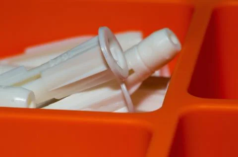 White industrial components Stock Photos