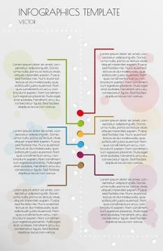 White infographics Stock Illustration