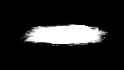 White ink brush stroke hand painted abstract element motion graphic 4K Stock Footage 259693647