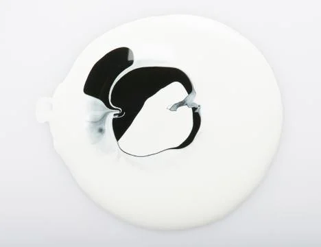 White ink drop Stock Photos