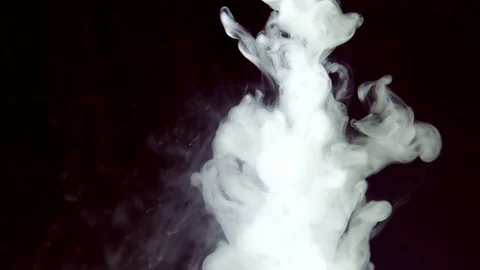 White ink drop in water Stock-Footage 72475729