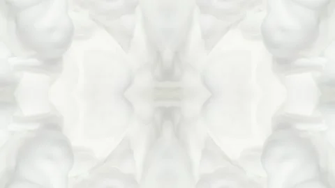 White ink unfolding in close-up through pale water Stock Footage 338271248
