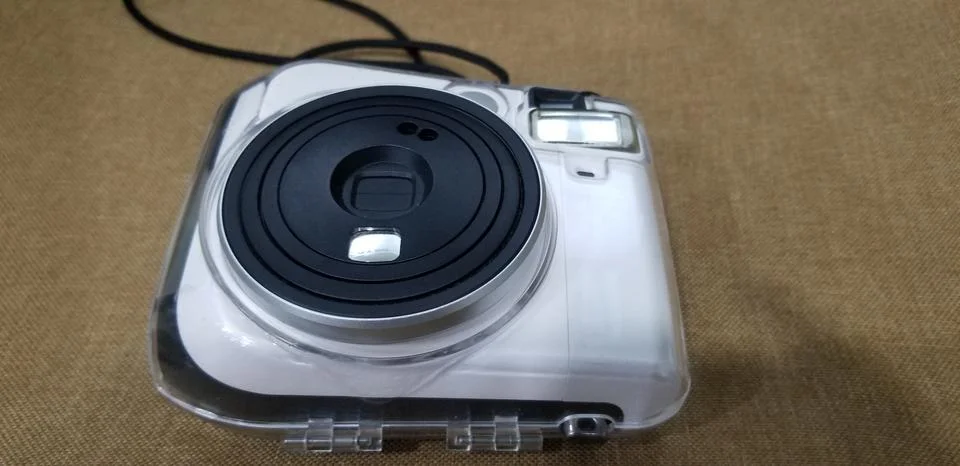 White Instant Camera Stock Photos