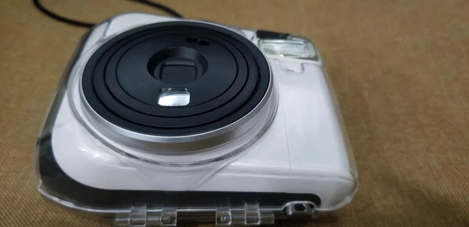 White Instant Camera Stock Photos