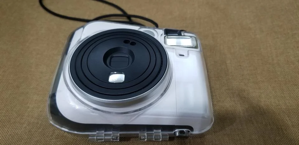 White Instant Camera Stock Photos