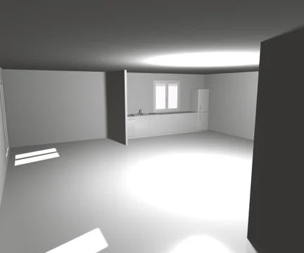 White interior background Stock Illustration