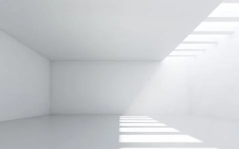 White interior Stock Illustration