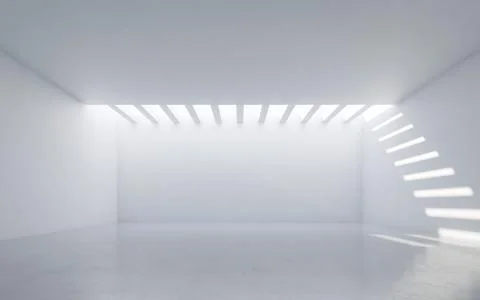 White interior Stock Illustration