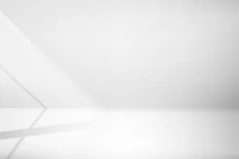 White interior with light of the window. Vector 3d illustration 스톡 일러스트