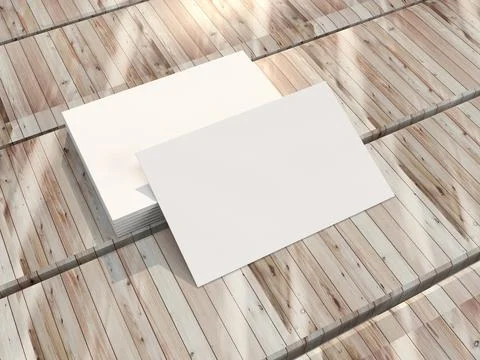 White isolated background empty blank mock up wooden oak table wallpaper de.. Stock Photos