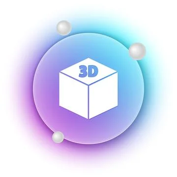 White Isometric cube icon isolated on white background. Geometric cubes sol.. Illustrazione stock