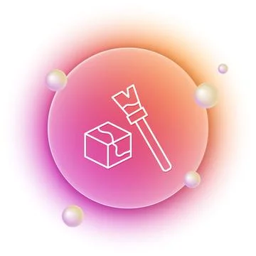 White Isometric cube icon isolated on white background. Geometric cubes sol.. Stock Illustration