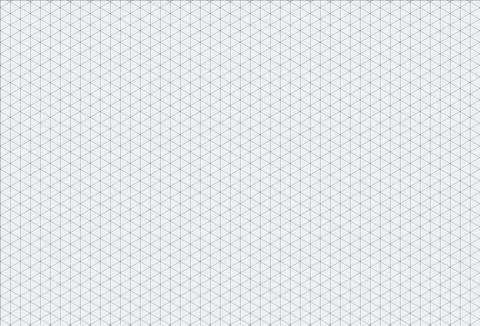White Isometric Grid Paper Background with Grains. Stock Photos