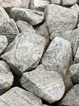 White Jagged Edged Rocks Stock Photos