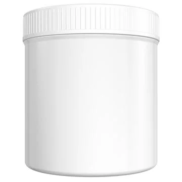 A white jar is empty Stock Illustration