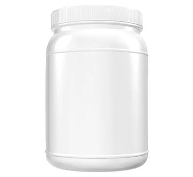 A white jar is empty Stock Illustration