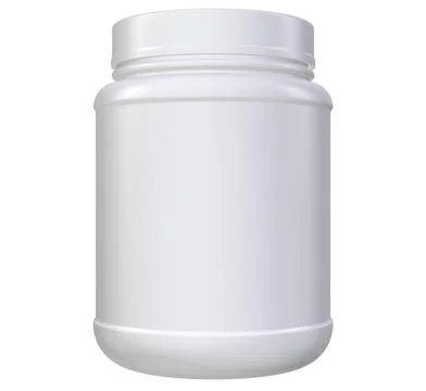 A white jar is empty Stock Illustration